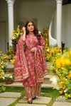 Clora Vol 14 By Lucaya Maslin With Heavy Digital Print Top With Bottom Dupatta Online Wholesale